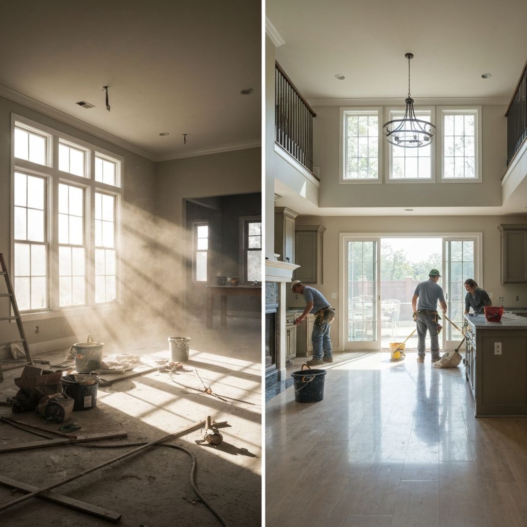 Post-Construction in Charlotte NC - Professional cleaning service